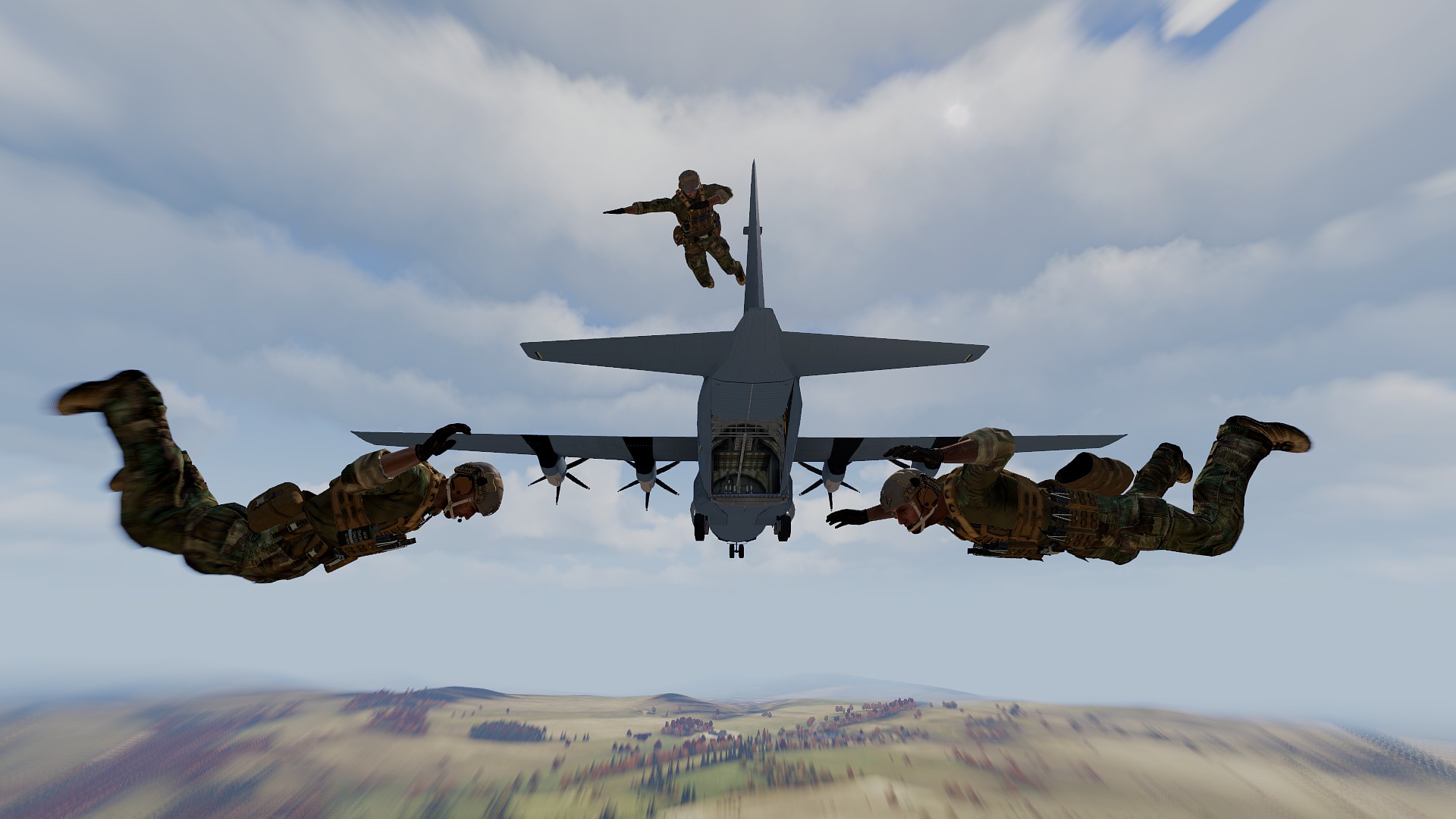 Comando 99 - Escena-salto-aereo